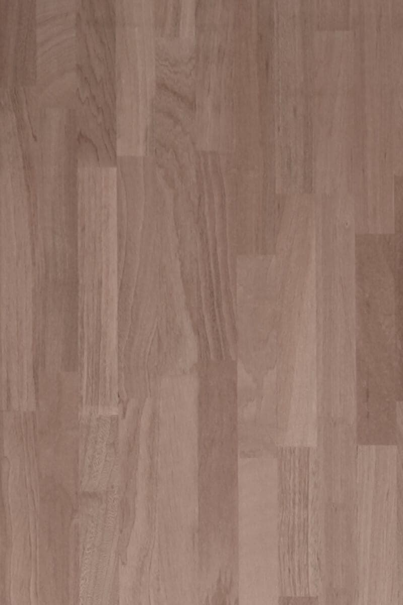Sapelli solid wood panel surface, finger-jointed staves, grade A.
